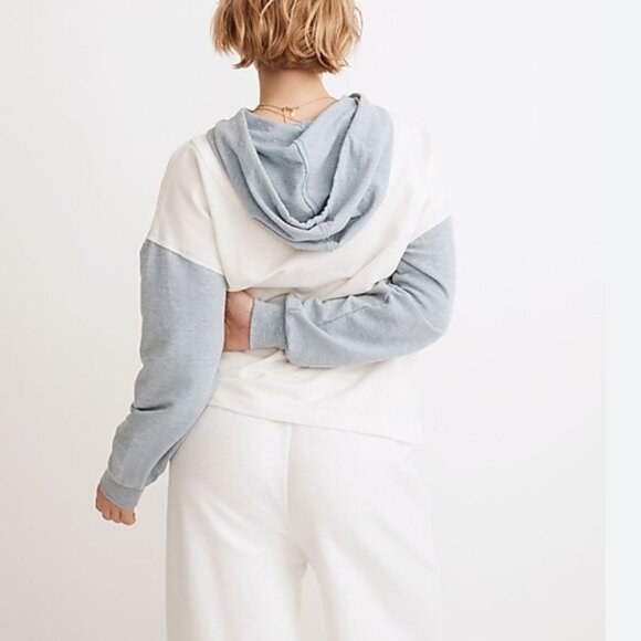 BRAND NEW |  Madewell | MWL Madewell Skyterry Hooded Sweatshirt | MEDIUM - Picture 6 of 6